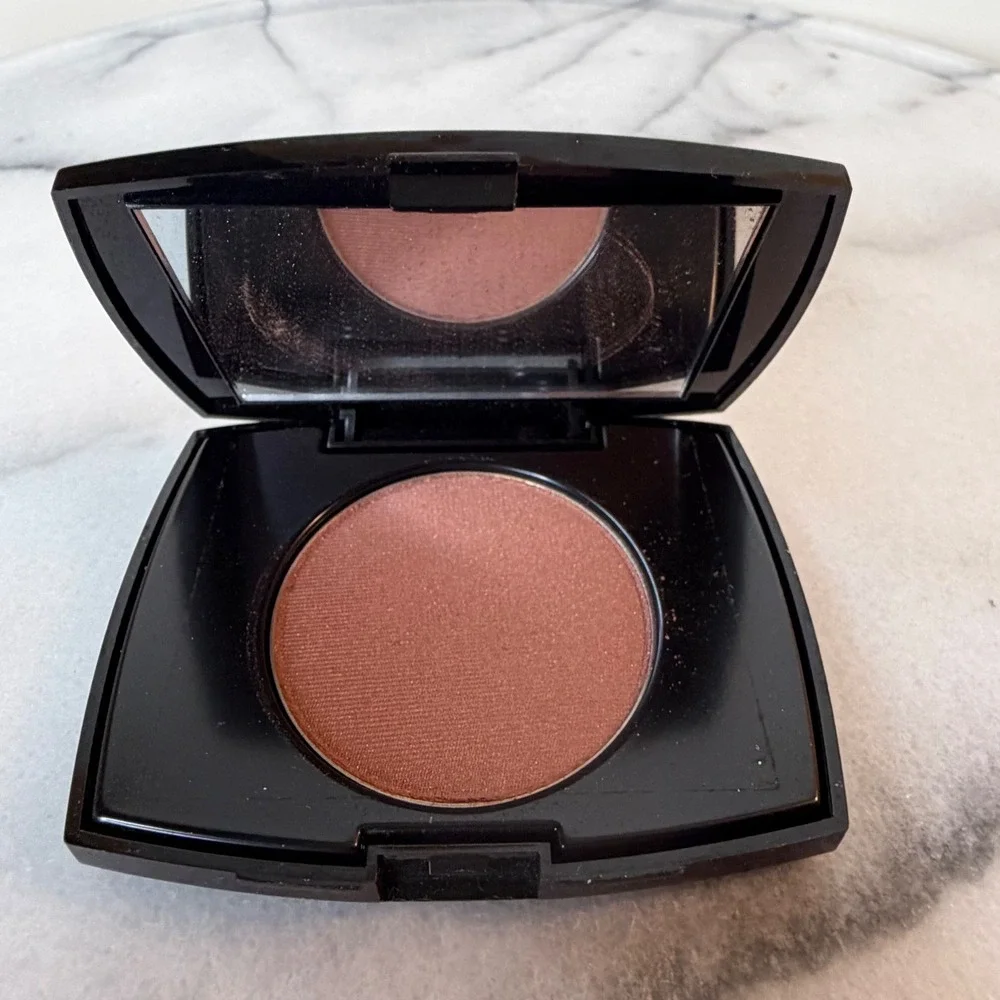 Lancome‎ Blush Subtil Shimmer Mocha Havana Oil-Free Powder Blush 0.07oz Mirror